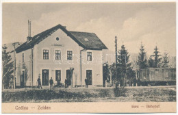 ** T2 Feketehalom, Zeiden, Codlea; Gara / Bahnhof / Vasútállomás, Vonat. H. Christel Nr. 28. / Railway Station, Train - Unclassified