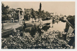 14- Prentbriefkaart Aalsmeer 1949 - Cleeffkade - Veiling - Aalsmeer