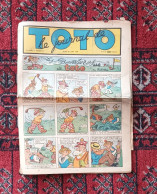 Le Journal De Toto N° 69 - Jeudi 30 Juin 1938 - Les Aventures De Toto - Andere & Zonder Classificatie