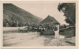 T2/T3 1941 Szamosújvár, Gherla; Szamos-völgye, Hajómalom. Rácz István Kiadása / Somes Valley, Floating Watermill (boat M - Ohne Zuordnung