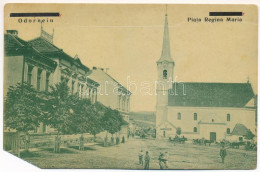 ** T4 Székelyudvarhely, Odorheiu Secuiesc; Piata Regina Maria / Mária Királyné Tér, Templom, Kovács Gergely üzlete. Erdé - Ohne Zuordnung
