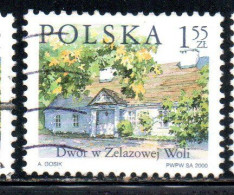 POLONIA POLAND POLSKA 2000 COUNTRY ESTATES ZELAZOWA WOLA ZELAZOWEJ WOLI 1.55z USED USATO OBLITERE' - Gebruikt