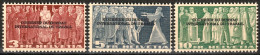 Suisse 1944: IV COURIER DU BUREAU INTERNATIONAL DU TRAVAIL (BIT) Zu+Mi-N° 81-83 ** Postfrisch MNH (Zu CHF 77.00) - Service