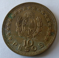 URUGUAY - 10 Pesos 1965 - Cu-Alu - - Uruguay