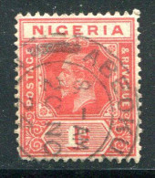 NIGERIA- Y&T N°19- Oblitéré - Nigeria (...-1960)