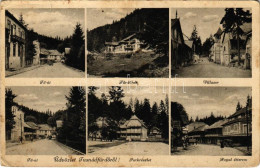 T3 1941 Tusnádfürdő, Baile Tusnad; Fő út, Fürdőház, Villasor, Park, Royal étterem / Main Street, Spa, Villa, Park, Resta - Non Classés