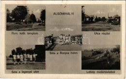 T2/T3 1939 Alsómihályi, Mihályi, Michalany; Római Katolikus Templom, Utca, Séta A Legenyei úton, és A Ronyva Hídon / Chu - Sin Clasificación