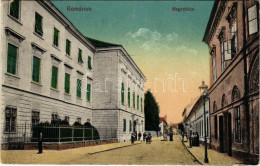 T2/T3 1922 Komárom, Komárno; Megyeháza. Vasúti Levelezőlapárusítás 38. Sz. 1917. / County Hall (EK) - Non Classés