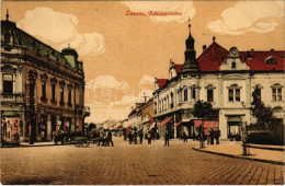 T2 1917 Losonc, Lucenec; Rákóczi Utca, Reidlinger Ignác üzlete. Lantos Aranka Kiadása / Street, Shop - Non Classés