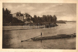 * T2 Pöstyén-fürdő, Bad Pistyan, Kúpele Piestany; Royal Nagyszálloda A Vág Folyóval, Faúsztatás / Grand Hotel, Timber Tr - Zonder Classificatie