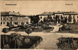 T2/T3 1916 Rimaszombat, Rimavská Sobota; Tompa Tér, Tompa Szálloda. Ifj. Rábely Miklós Kiadása / Square, Hotel (EK) - Unclassified