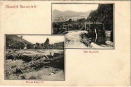 T2/T3 1916 Rozsnyó, Roznava; Sajó Duzzasztó, Drázus Duzzasztó / Dam (EK) - Non Classés