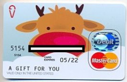 MasterCard, U.S.A., Carte Cadeau Pour Collection, Sans Valeur, # Mastercard-12 - Cartes De Fidélité Et Cadeau