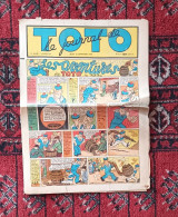 Le Journal De Toto N° 80 - Jeudi 15 Septembre 1938 - Les Aventures De Toto - Otros & Sin Clasificación