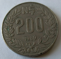 URUGUAY - 200 Nouveaux Pesos 1989 - - Uruguay