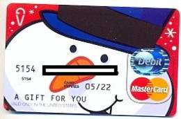 MasterCard, U.S.A., Carte Cadeau Pour Collection, Sans Valeur, # Mastercard-13 - Carta Di Fedeltà E Regalo