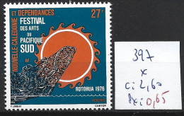 NOUVELLE-CALEDONIE 397 * Côte 2.60 € - Unused Stamps