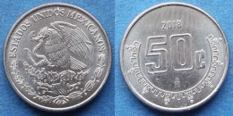 MEXICO - 50 Centavos 2018 Mo KM# 936 Estados Unidos Mexicanos Monetary Reform (1993) - Edelweiss Coins - Mexique