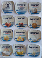 Yogurt Danone Spain 2024 - Milchdeckel - Kaffeerahmdeckel
