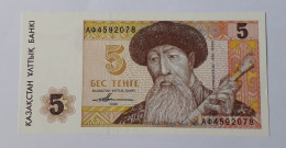 KAZAKHSTAN - 5 TENGE - P 9  (1993) - UNC - BANKNOTES - PAPER MONEY - CARTAMONETA - - Kazakhstan