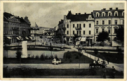 * T2/T3 1938 Ungvár, Uzshorod, Uzhhorod, Uzhorod; Masarykovo Námestí / Masaryk Tér, Gyógyszertár / Square, Pharmacy + "1 - Sin Clasificación