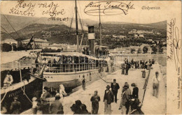 T2/T3 1905 Crikvenica, Cirkvenica; Molo / Port, Steamships (EK) - Zonder Classificatie