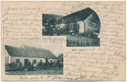 T2/T3 1906 Jezerane, Jezerana (Brinje); Narodna Gostiona, Mirko Parac / Inn, Shop (EK) - Non Classés