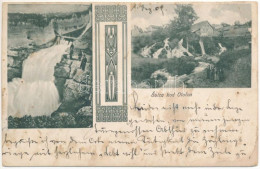T3 1909 Otocsán, Otocac; Svica / Vízesés / Waterfall. Art Nouveau - Sin Clasificación