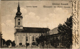 T3 1915 Aracs, Araca, Vranjevo (Törökbecse, Novi Becej); Szerb Ortodox Templom. Wukow Const. Fényképész Felvétele, Jovan - Zonder Classificatie