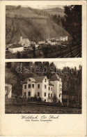 T2/T3 1930 Waldbach (Steiermark), Villa Pension Langenecker (EK) - Sin Clasificación