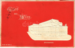 T2/T3 1899 (Vorläufer) Wien, Vienna, Bécs; Opernhaus / Operahouse. Schreier & Co. Emb. (fa) - Unclassified