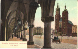 ** T2/T3 Kraków, Krakau, Krakkó; Glówny Rynek Z Kosciolem N.P. Maryi / Main Square, Tram, Church, Horse-drawn Carriage ( - Unclassified