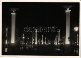 T2/T3 1939 Berlin Im Festschmuck Bei Nacht, Unter Den Linden / German Nazi Propaganda (EK) - Ohne Zuordnung