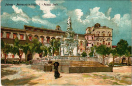 T4 Palermo, Monumento A Filippo V. E Palazzo Reale / Monument, Royal Palace (cut) - Sin Clasificación