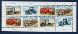 Islande, Island, **, Yv 723, 724, 725, 726, Mi 770, 771, 772, 773, SG 792 A, Véhicules, Camions, - Ungebraucht