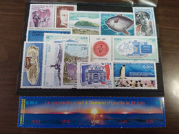 TAAF 2007 Année Complète** Avec BF Sans Carnet  MNH - Ongebruikt