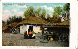 * T2/T3 Romania, Salutari Din Romania, O Casa La Tara. Photo Par H. Wichmann Galatz / Romanian Folklore - Non Classés