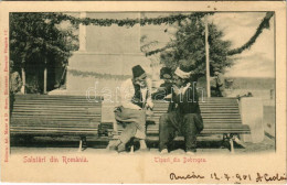 T2/T3 1901 Dobrogea, Dobruja, Dobrudscha; Tipuri. Salutari Din Romania / Romanian Folklore (EK) - Non Classés