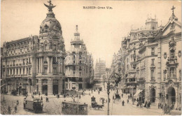** T2/T3 Madrid, Gran Via / Street View, Tram, Shops (EK) - Unclassified