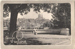 ** T2 Lausanne, Cathédrale Et Grand Pont, Chocolat Suchard / Church, Bridge, Suchard Chocolate Advertisement - Ohne Zuordnung