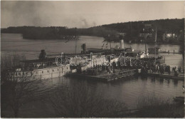 * T1/T2 Strangnas, Dock, Steamships, Photo - Sin Clasificación