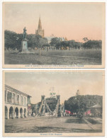 ** Singapore - 2 Db Régi Város Képeslap / 2 Pre-1945 Town-view Postcards - Sin Clasificación