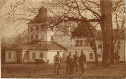 * T2/T3 Zaborol, Saborol (Lutsk, Volyn Oblast); Kastély Katonákkal / Charnetskyi Castle With Soldiers, Photo (EK) - Unclassified