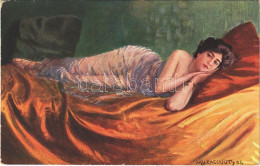 ** T2/T3 Erotic Lady Art Postcard. H.K. & Co. M. Serie 465. (6 Dess.) S: M. Barascudts (EK) - Non Classificati