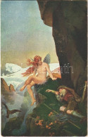 ** T2 Alpská Pohádka / Fairy Of The Alps, Erotic Nude Lady, Salon J.P.P. 2083. S: K. Dielitz - Non Classificati