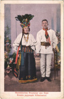 T2/T3 Román Jegyespár Kőhalomból / Rumänisches Brautpaar Aus Reps / Transylvanian Folklore From Rupea. Kunstanstalt Jos. - Ohne Zuordnung