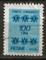 TURQUIE: Obl., SERVICE: N° YT 164, TB - Official Stamps