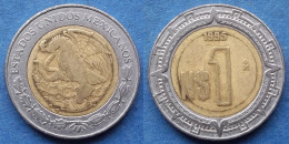MEXICO - 1 Nuevo Peso 1995 Mo KM# 550 Estados Unidos Mexicanos Monetary Reform (1993) - Edelweiss Coins - Messico