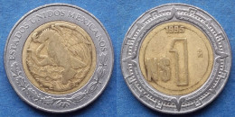 MEXICO - 1 Nuevo Peso 1995 Mo KM# 550 Estados Unidos Mexicanos Monetary Reform (1993) - Edelweiss Coins - México