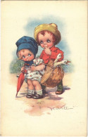 * T2/T3 1927 Children Art Postcard. Anna & Gasparini 432-2. S: Castelli - Unclassified